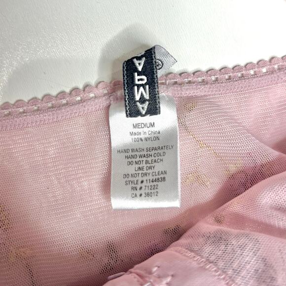 Vintage Rampage Sheer Sleeveless Corset Top Floral Embroidered S/M - Picture 3 of 8